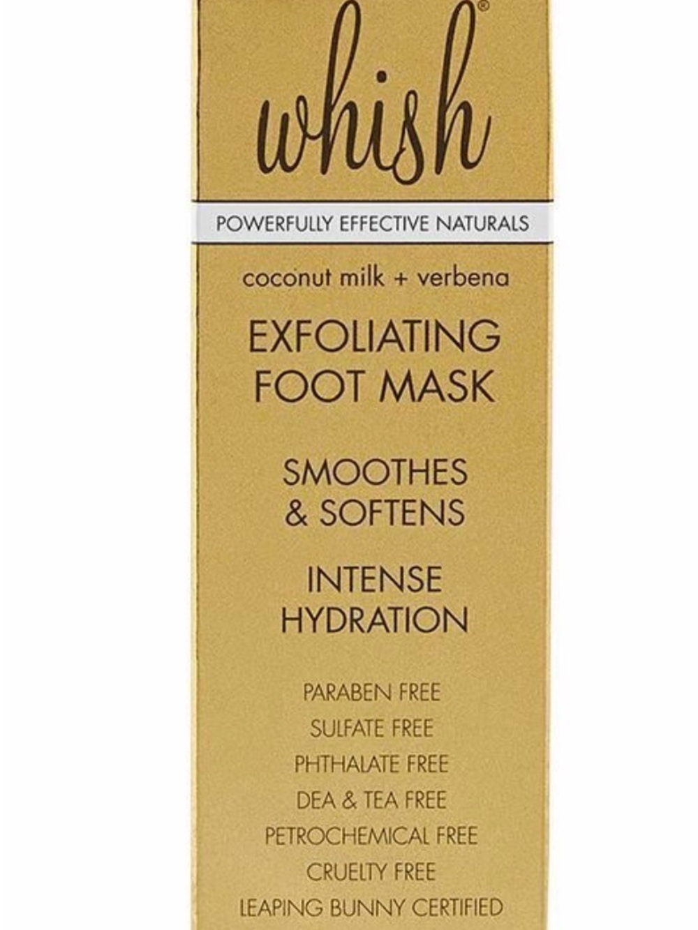 whish Exfoliating Foot Mask - Gold